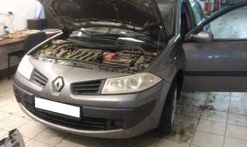 Замена опоры двигателя RENAULT Megane